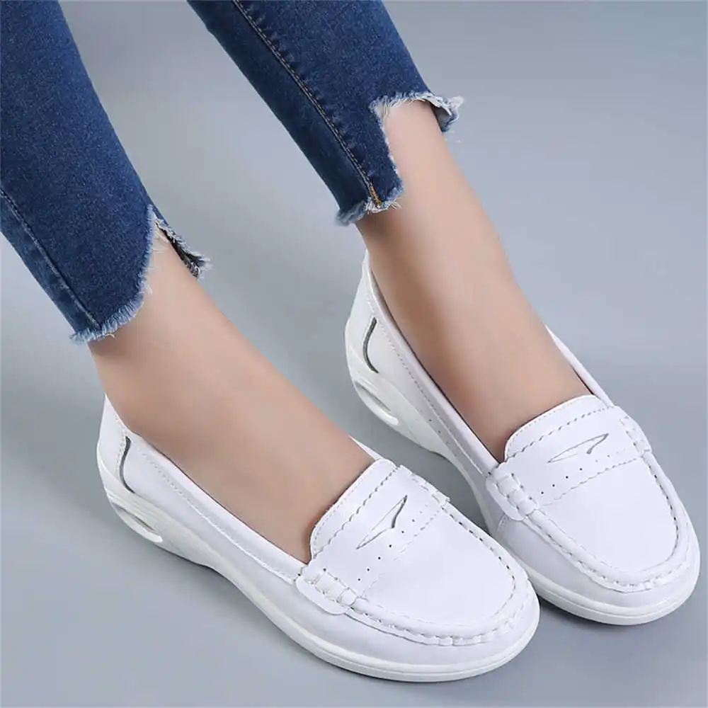 Formal Women Daily Wear Slippers - 男性と女性のための厚いソールを備えた白いスライポントレーナー,フラットシューズ,スニーカー,スポーツ,ジム,プロモーション,46,卸売