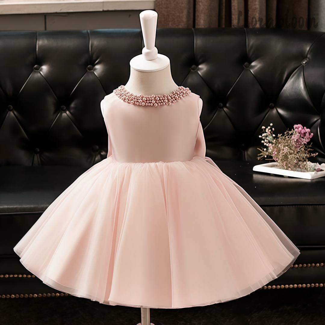Women Formal Party Wear Dress - 女の子用イブニングドレス フラワーガールドレス パーティードレス プリンセスドレス グラマラスな女の子用ドレス 女の子用フォーマルウェア