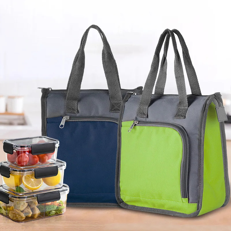 Structured Handbag Work - 男性と女性のためのピクニックバッグ,大容量,厚く,サーマル,エコ,ポータブル,冷蔵庫用,仕事用,食品用ポーチ