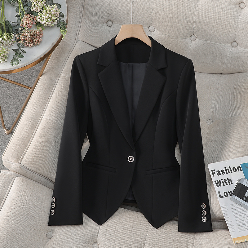 新しいファッション女性フォーマルブレザー女性赤白黒オフィスス - Women'S Office Formal Wear For Ladies のレビューと価格