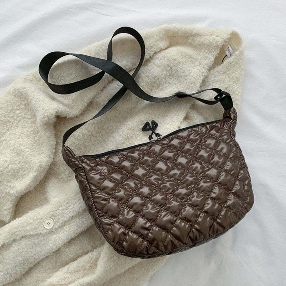 女性の大容量ショルダークロスボディバッグカジュアル脇の下バッ - Shoulder Bag Structured のレビューと価格