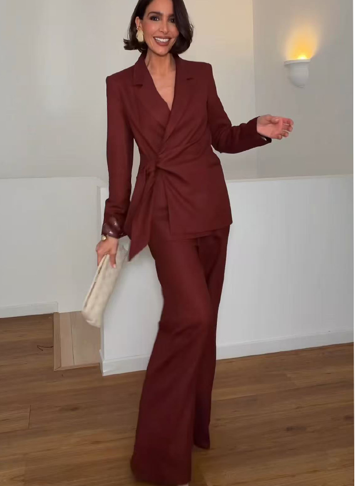 ファッションオフィスレディースブレザーパンツスーツエレガント - Women'S Elegant Formal Wear のレビューと価格