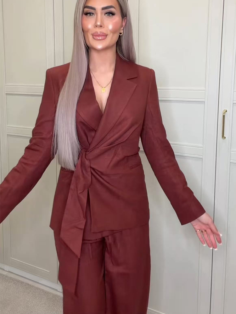 ファッションオフィスレディースブレザーパンツスーツエレガント - Women'S Elegant Formal Wear のレビューと価格