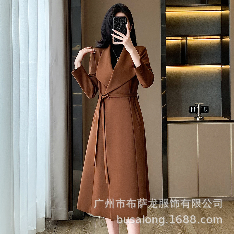 2025年秋冬新作レディース トレンチコート、ヨーロッパスタ - Women'S Elegant Formal Wear のレビューと価格