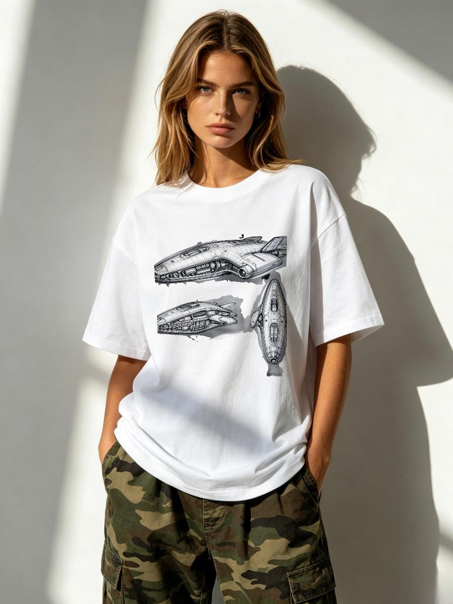 Tシャツ 女性用 ハーネスストラップディテール 装飾アクセン - Edgy Formal Wear Women のレビューと価格