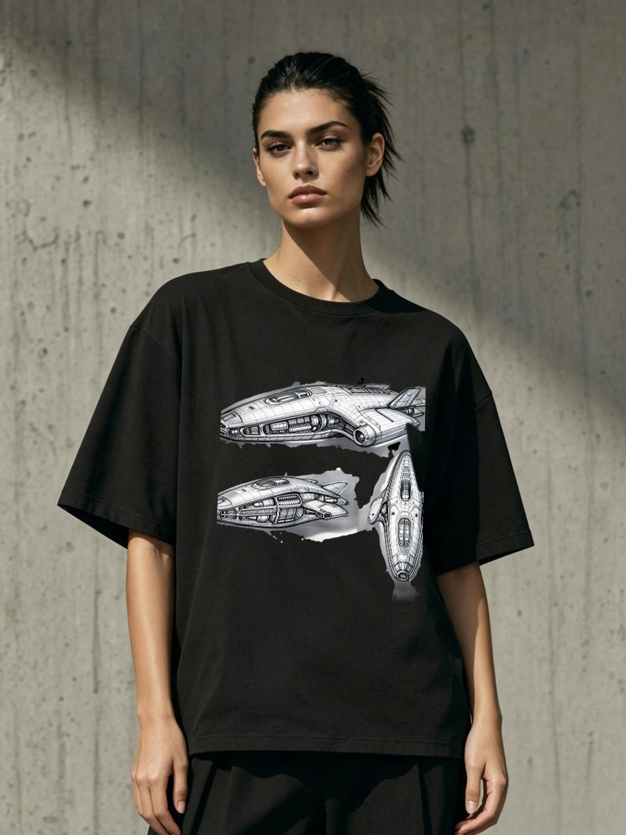 Tシャツ 女性用 ハーネスストラップディテール 装飾アクセン - Edgy Formal Wear Women のレビューと価格