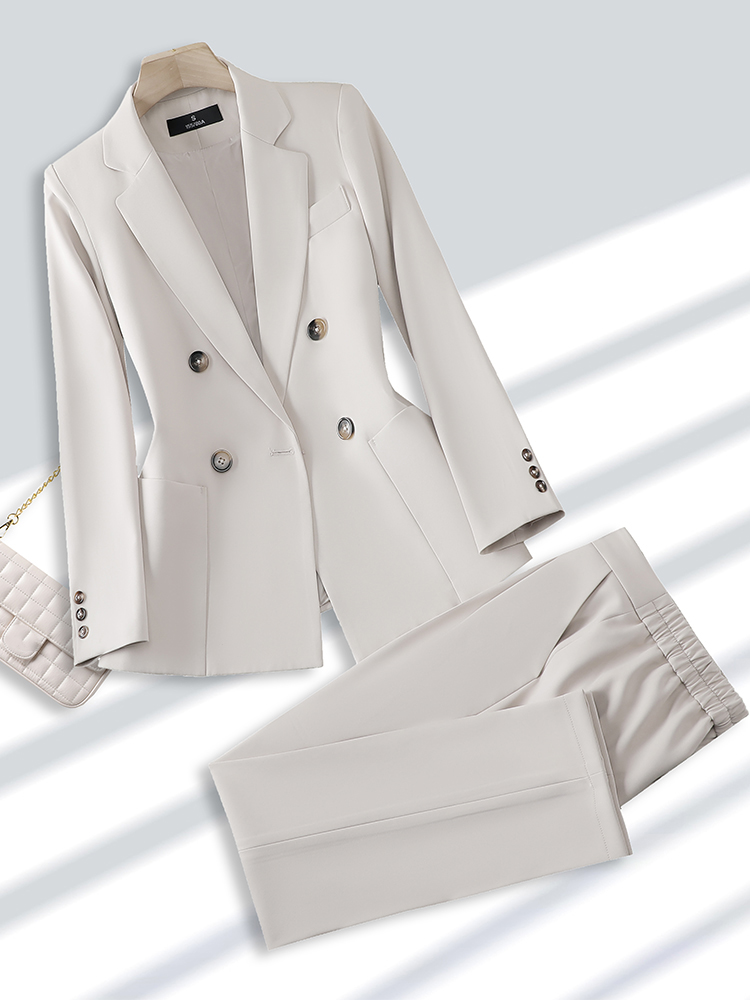 女性のためのブレザーとズボンのスーツ、オフィス、ビジネス、仕 - Women'S Office Formal Wear For Ladies のレビューと価格