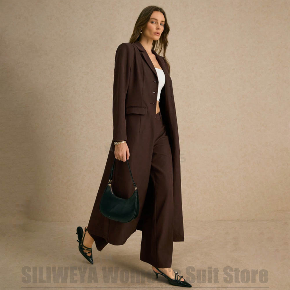 ファッションレディーススーツ 2ピース 長袖 シングルブレス - Women Formal Wear Shirt And Pant のレビューと価格