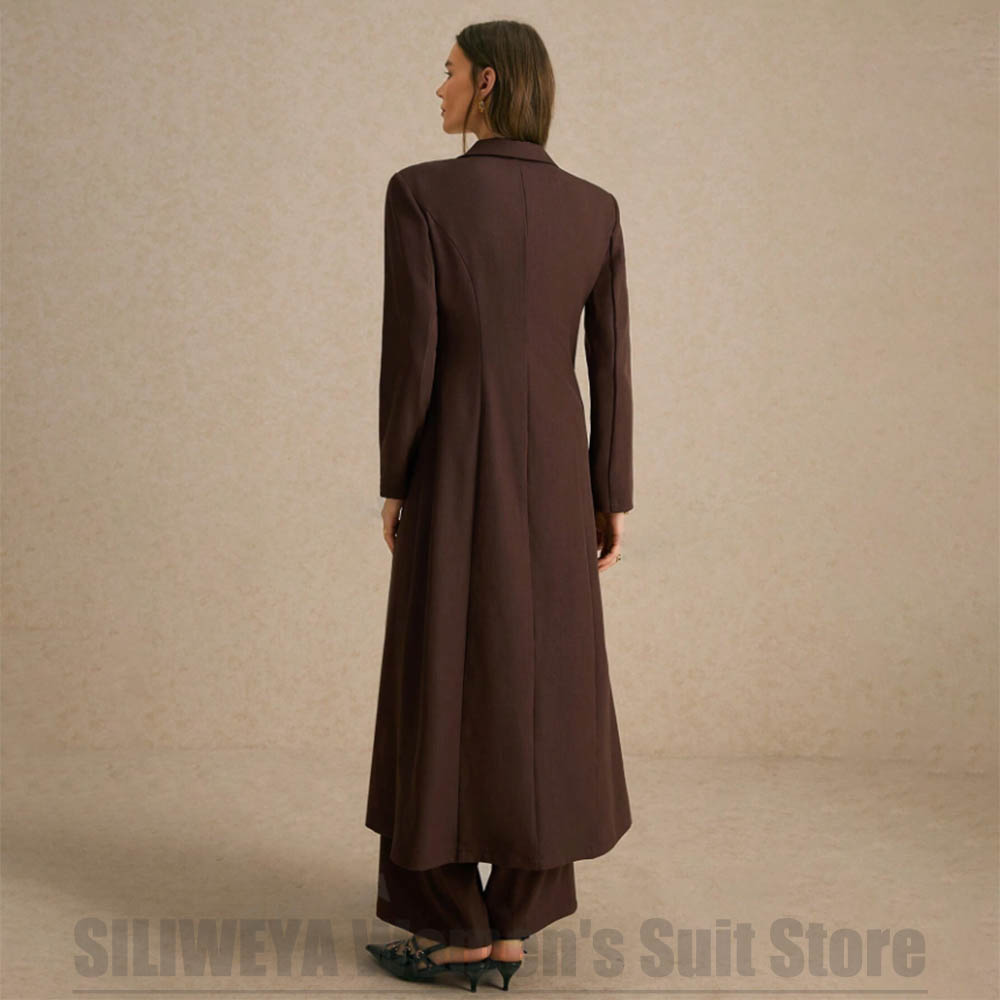 ファッションレディーススーツ 2ピース 長袖 シングルブレス - Women Formal Wear Shirt And Pant のレビューと価格