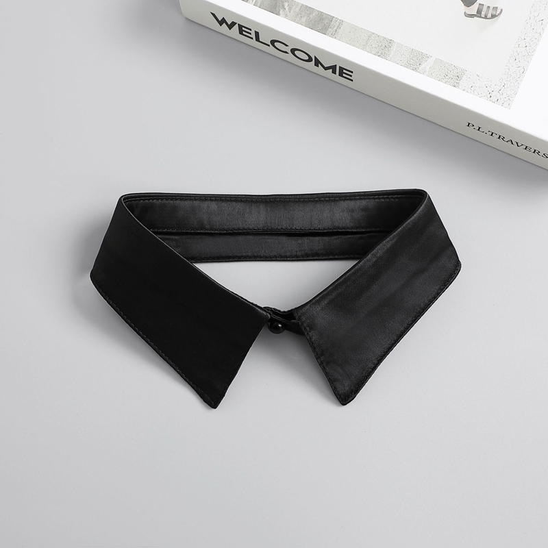 女性のスタイリッシュな取り外し可能なスタンド偽襟ビジネスウェ - Women Formal Wear Black And White のレビューと価格