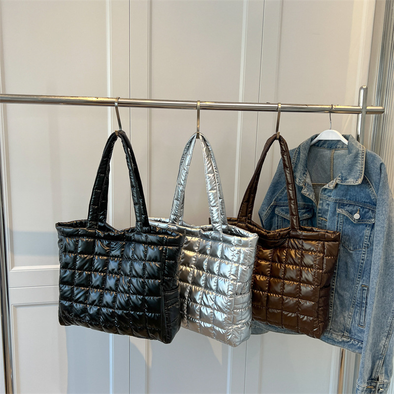ホットセール冬スペースコットントートバッグ、女性大容量パッド - Shoulder Bag Structured のレビューと価格