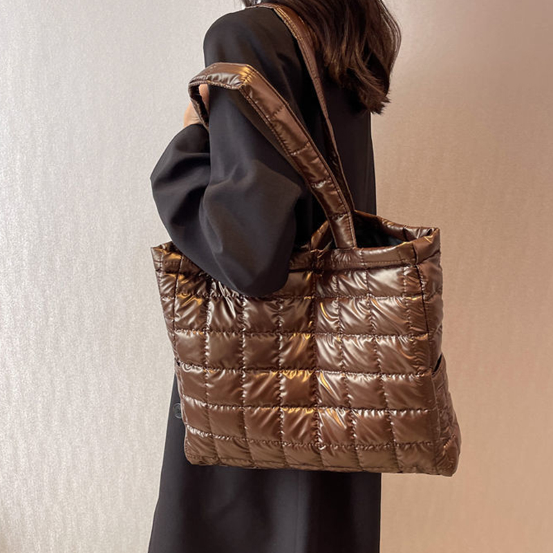 ホットセール冬スペースコットントートバッグ、女性大容量パッド - Shoulder Bag Structured のレビューと価格