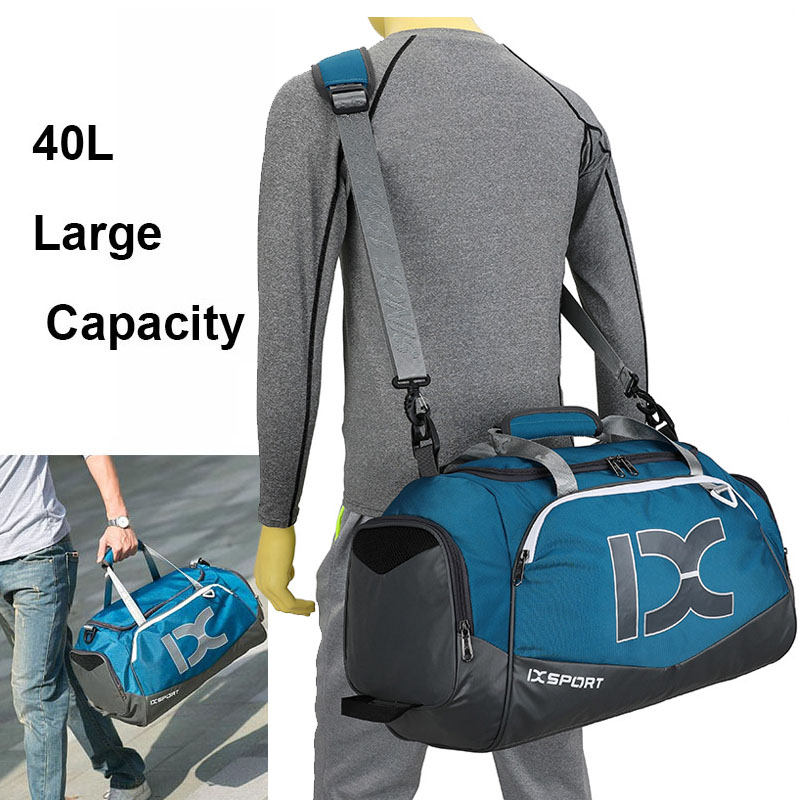 IX 40L 大型ジムバッグフィットネスウェットドライトレー - Structured Handbag Work のレビューと価格