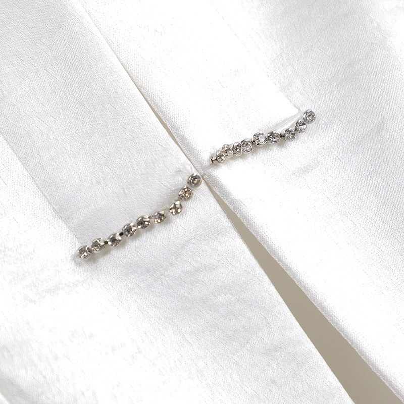 プロフェッショナル女性ブラックホワイトブルーブレザー春夏新作 - Women Formal Wear Black And White のレビューと価格