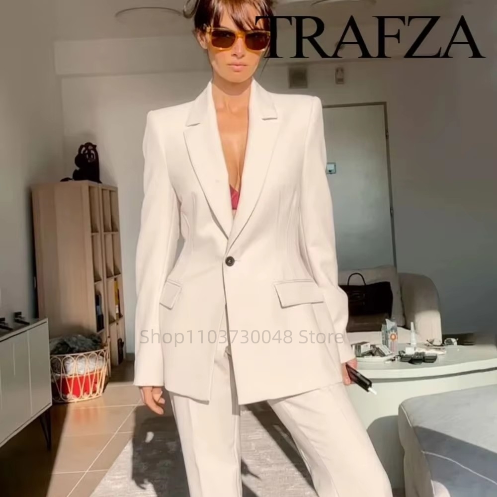 ファッションオフィスレディースブレザーとパンツスーツフォーマ - Women'S Office Formal Wear For Ladies のレビューと価格