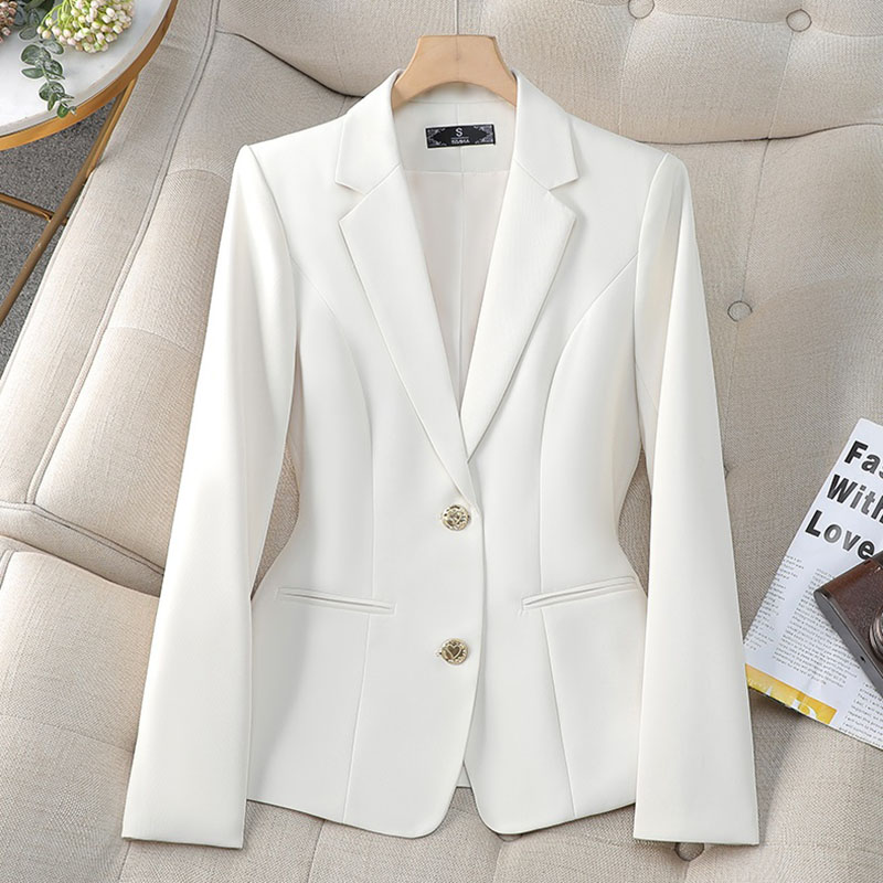 新しいファッション女性フォーマルブレザーレディースシングルブ - Women'S Office Formal Wear For Ladies のレビューと価格