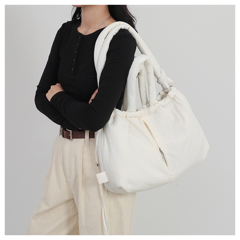 女性用パッド入りジャケットバッグ,シングルショルダートートバ - Shoulder Bag Structured のレビューと価格
